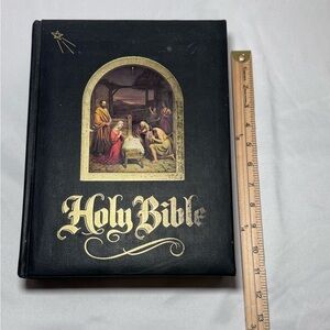 Vintage Holy Bible The Crusade Analytical Edition Family Bible King James Versio